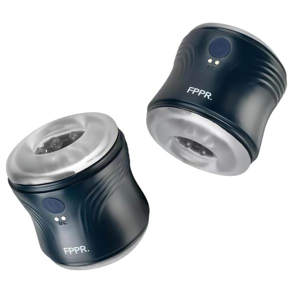 FPPR. - oplaadbare vibrerende dubbele masturbator - siliconen blauw