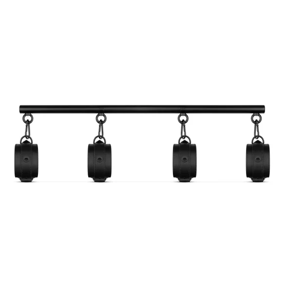 Bedroom Fantasies - verstelbare spreader bar - metaal - zwart