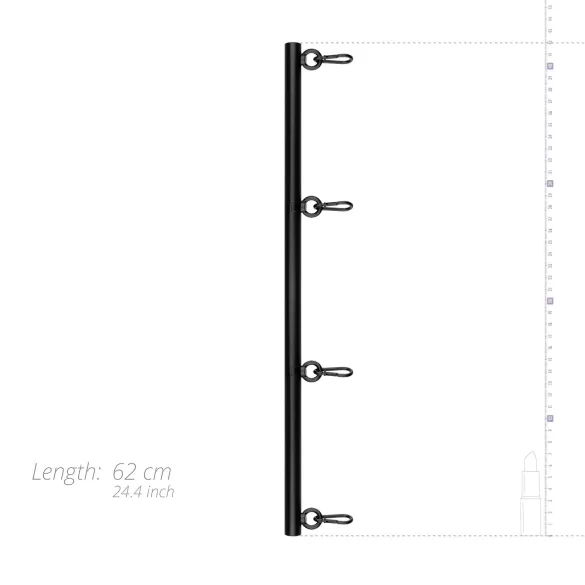 Bedroom Fantasies - verstelbare spreader bar - metaal - zwart