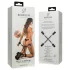 Bedroom Fantasies - bondage boeien set - pols- en enkelboeien - zwart