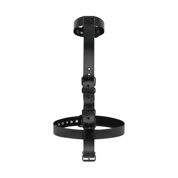 Slaapkamer Fantasieën - BDSM halsband en boeien set (zwart)