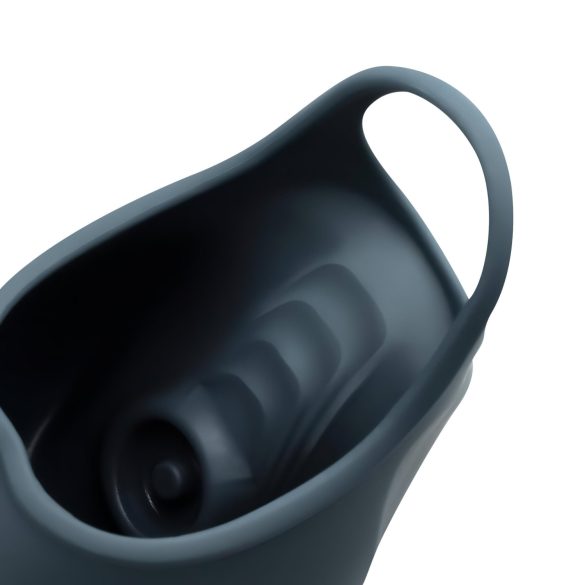 Boners - testikelmasturbator met vibratie - blauw - oplaadbaar