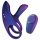 Hueman Infinity Ignite - vibrerende penis- en balring (paars)