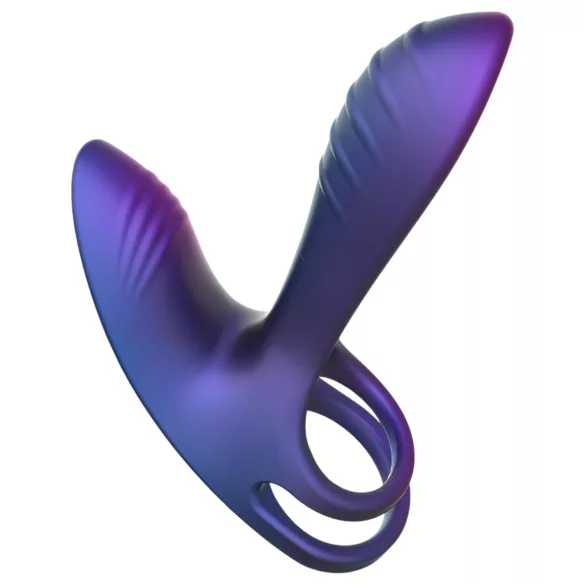Hueman Infinity Ignite - vibrerende penis- en balring - paars
