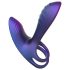 Hueman Infinity Ignite - vibrerende penis- en balring (paars)