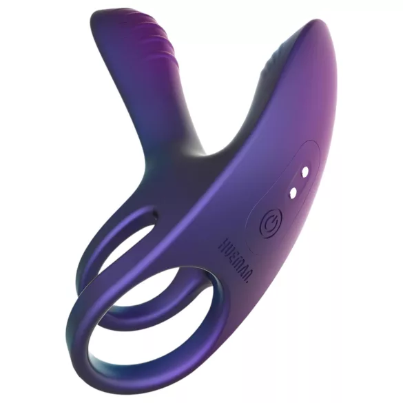 Hueman Infinity Ignite - vibrerende penis- en balring - paars