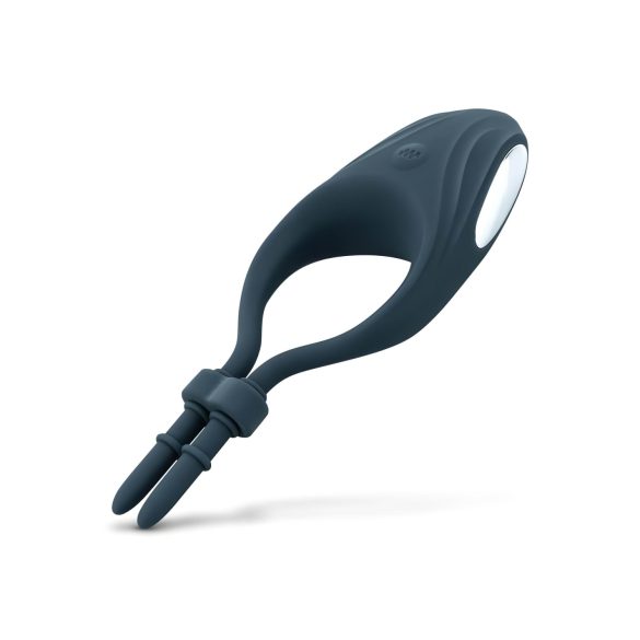 Boners - vibrerende verstelbare penisring - siliconen - blauw