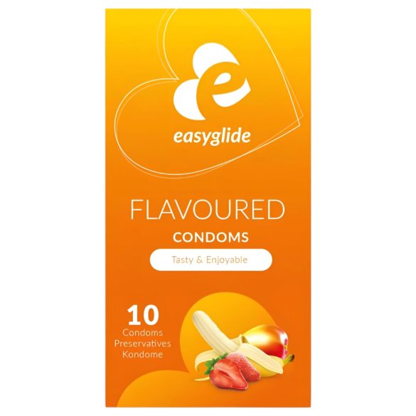 EasyGlide Flavoured - Fruitige Smaak Condooms (10 stuks)