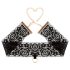 Rosy Gold - halsband en polsboeien (zwart)