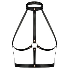 Rosy Gold - body harnas - verstelbaar - zwart/roségoud