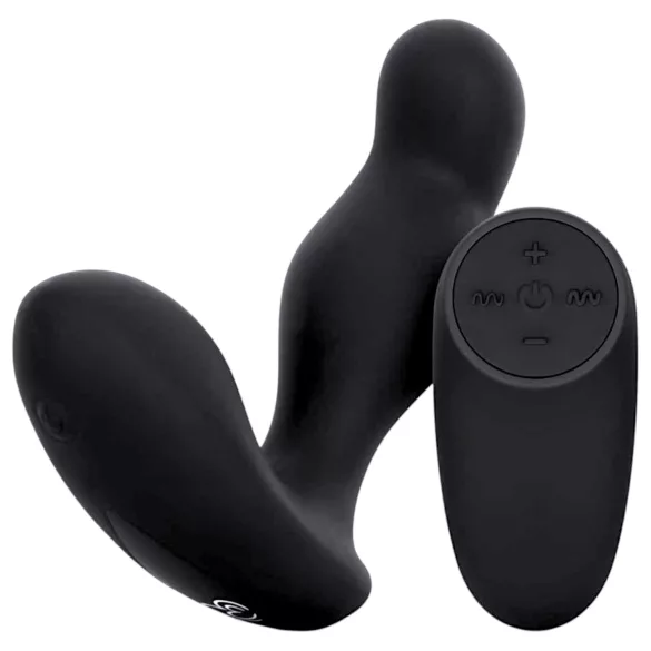 Easytoys Anal Collection - draadloze vibrerende buttplug - siliconen - zwart