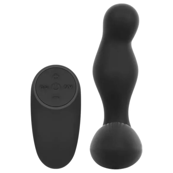 Easytoys Anal Collection - draadloze vibrerende buttplug - siliconen - zwart