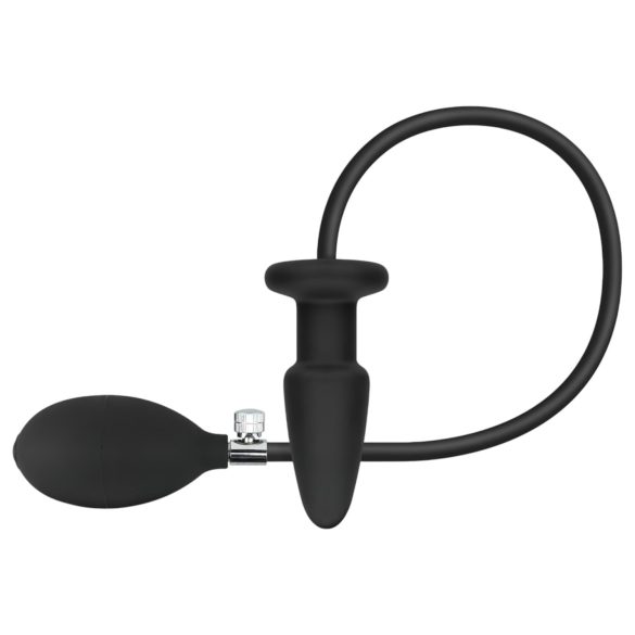EasyToys - Opblaasbare Anale Plug (zwart)