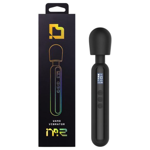 BLAQ - Grote Digitale Masserende Vibrator (Zwart)