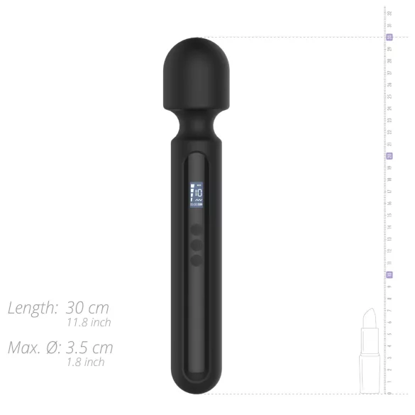 BLAQ - vibrator massager - groot digitaal - zwart