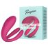 Teazers - duo vibrator - 3 motoren - siliconen roze