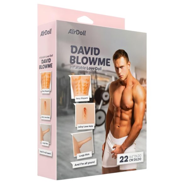 AirDoll David - Opblaasbare vent (naturel)