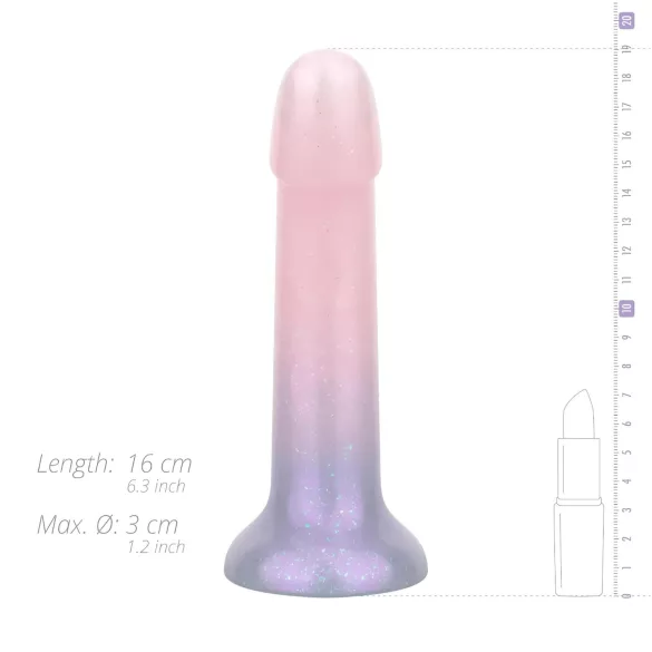 EasyToys Mermaid - dildo met glitters - 15 cm - roze