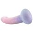 EasyToys Mermaid - glitter dildo - 19 cm (roze)