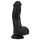 Easytoys - realistische dildo met ballen - 12 cm (zwart)