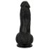 Easytoys - realistische dildo met ballen - 12 cm (zwart)