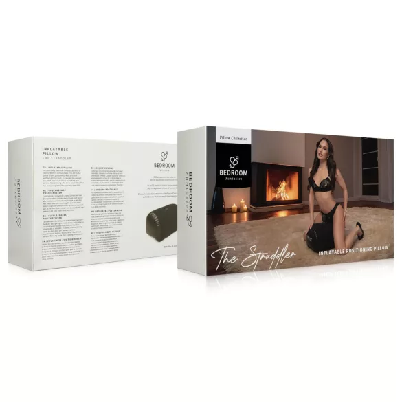 Bedroom Fantasies - opblaasbaar seksspeelgoed kussen - vibratorhouder - zwart