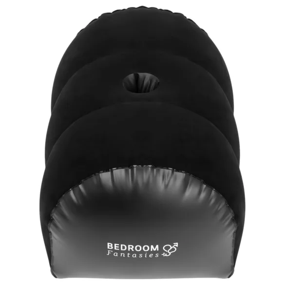Bedroom Fantasies - opblaasbaar seksspeelgoed kussen - vibratorhouder - zwart