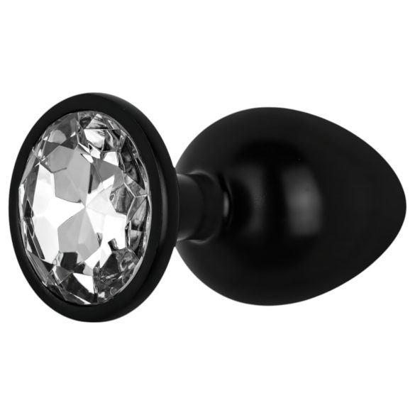 / Easytoys Anale Collectie - anale plug met steen - S (zwart)