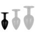 / Easytoys Anale Collectie - anale plug met steen - S (zwart)