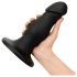 BUTTR FIM-92 - zwarte anale dildo met zuignap