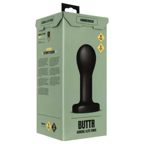 BUTTR - anale dildo groot - zwart