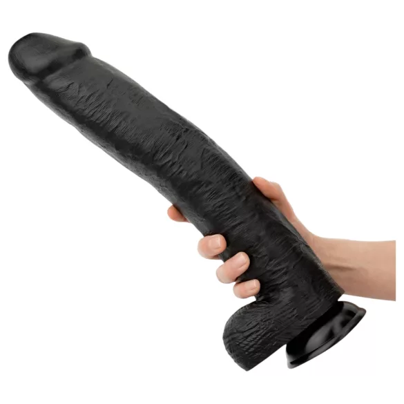 BUTTR - realistische dildo groot - 43 cm - zwart