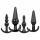 EasyToys - anaal plug set - 4-delig - zwart