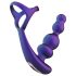 Hueman Stellar Force - anaal vibrator en penisring - siliconen - paars