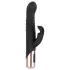 Rosy Gold - rabbit vibrator - duwende beweging - zwart