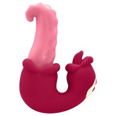 Teazers - dubbele tong vibrator - siliconen - roze