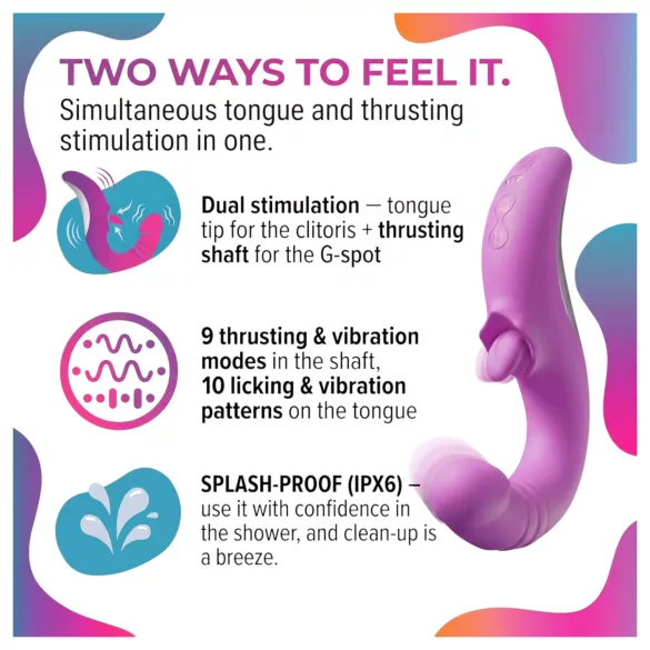 Good Vibes Only - stotende vibrator voor de clitoris (roze)