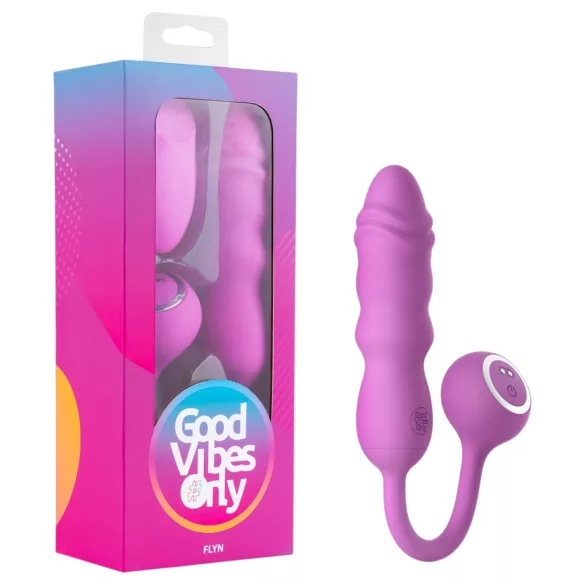 Good Vibes Only - duw-vibratie-ei met afstandsbediening (roze)