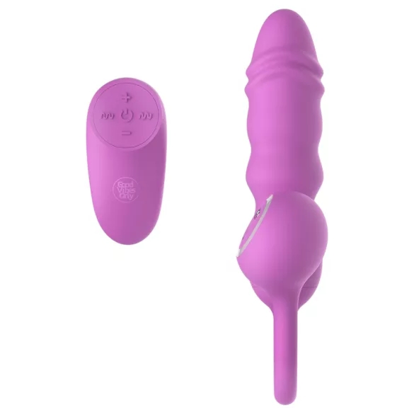 Good Vibes Only - duw-vibratie-ei met afstandsbediening (roze)