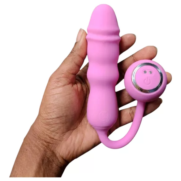Good Vibes Only - duw-vibratie-ei met afstandsbediening (roze)
