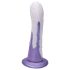 Ylva & Dite Cryptodite - zuignap dildo met patroon (roze-paars)