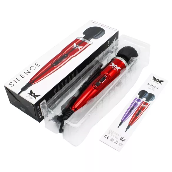 Pixey Silence - stille massagevibrator (rood)