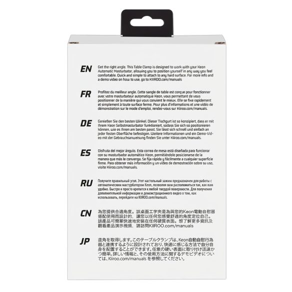 Kiiroo Keon - masturbatorhouder - zwart