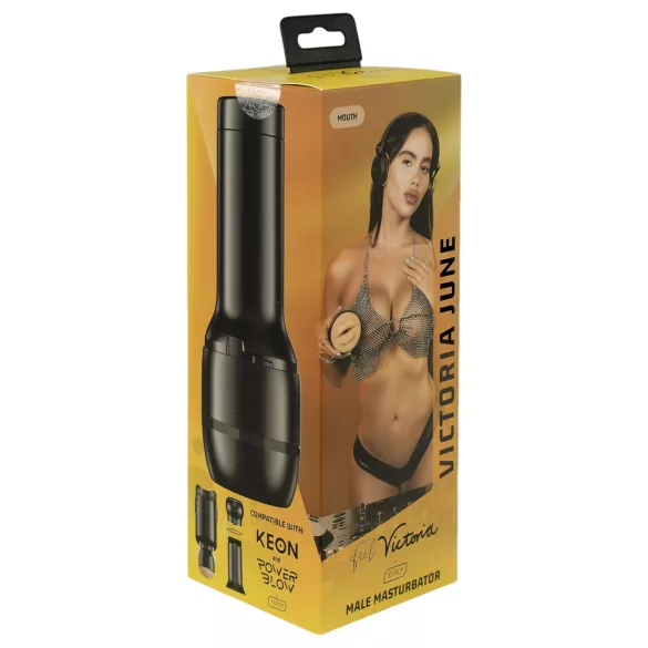 Kiiroo Victoria June - kunstmond - PowerBlow-compatibel (huidskleur)