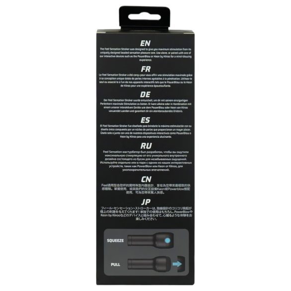 Kiiroo Feel Sensation masturbator - PowerBlow compatibel - zwart