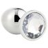 Gleaming Love - anale plug - metaal - zilver