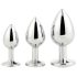 Gleaming Love - Anale Plug Set - Zilver (3 stuks)