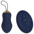 Goddess - draagbaar vibratie-ei met afstandsbediening (donkerblauw)