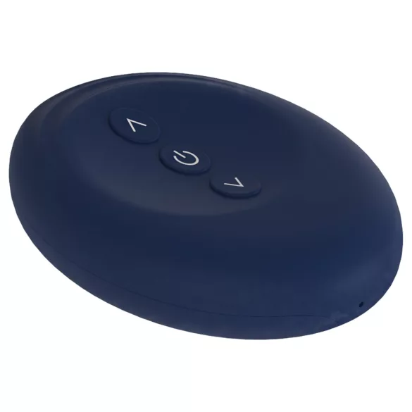 Goddess - draagbaar vibratie-ei met afstandsbediening (donkerblauw)