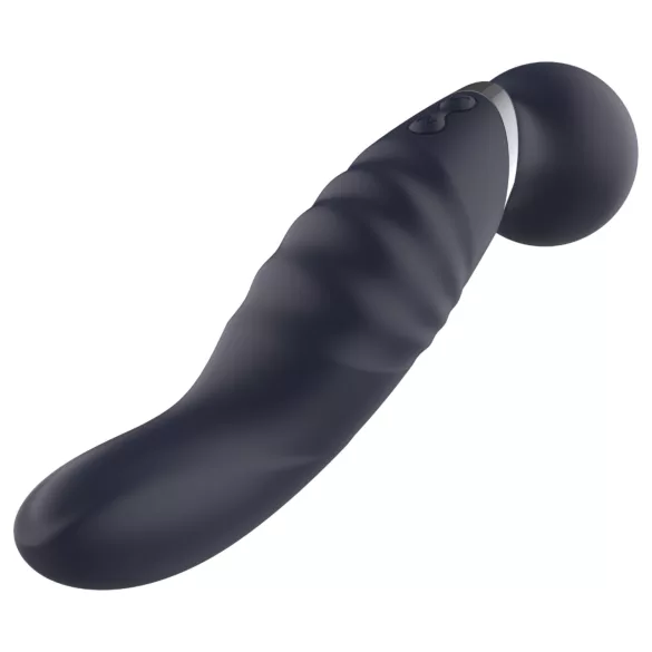 Glam - dubbele wandvibrator (donkergrijs)